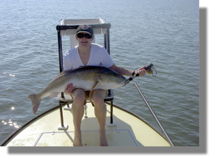 Kimberly's IGFA World Record Redfish on Fly