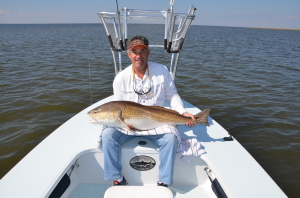 Richard Ackerman with a 32# Red